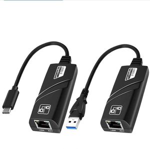 Hub réseau Usb 3.0 Gigabit, adaptateur Ethernet filaire, carte réseau Rj45 Lan 1000 Mbps pour ordinateur portable