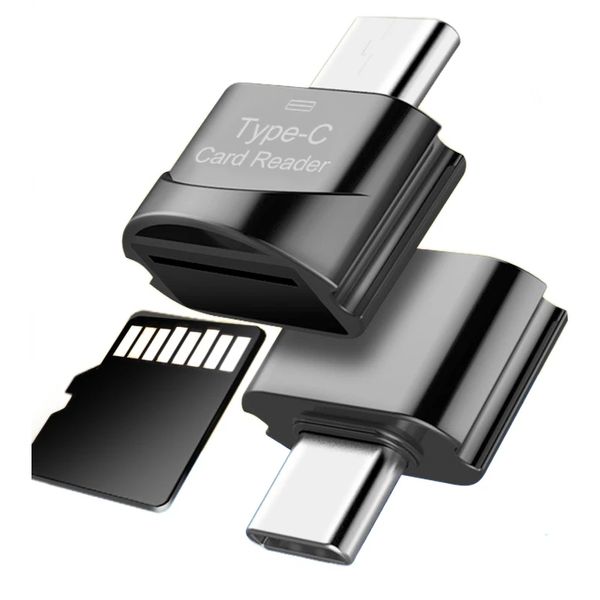 Lector de tarjetas USB 3,0 de alta velocidad OTG tipo C USB-C Adaptador Micro SD TF adaptadores de teléfono OTG Micro SD lector de tarjetas Micro Sd