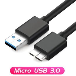 USB 3.0 Micro B-kabel voor externe harde schijfaandrijving HDD-koord AM-MICRO3.0 LADERKABEL VOOR Samsung Note3 S5 Telefoonkabel