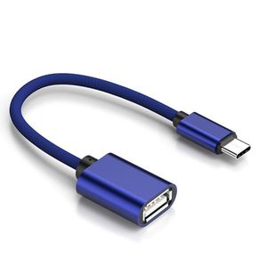 Cabo adaptador USB 3.0 OTG Micro USB Tipo C Adaptador de sincronização de dados para Huawei MacBook Tipo-C OTG