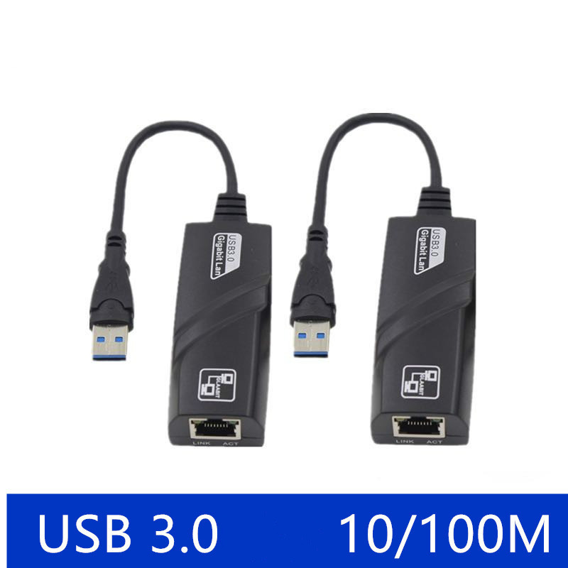 USB 3.0 Rj45 Lan Ethernet Adapter Nätverkskort till RJ45 Lan Ethernet Adapter för PC Macbook Windows 10 Bärbar dator