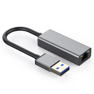 Adaptador USB 3.0 a Gigabit Ethernet de alta velocidad RJ45 Max 1000 Mb/s para computadora MacBook