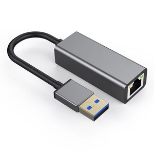 Adaptateur de câble LAN de carte réseau USB 3.0 vers RJ45 adaptateur Ethernet 10/100/1000 Mbps Realtek RTL8153 pour tablette PC Win 7 8 10 XP