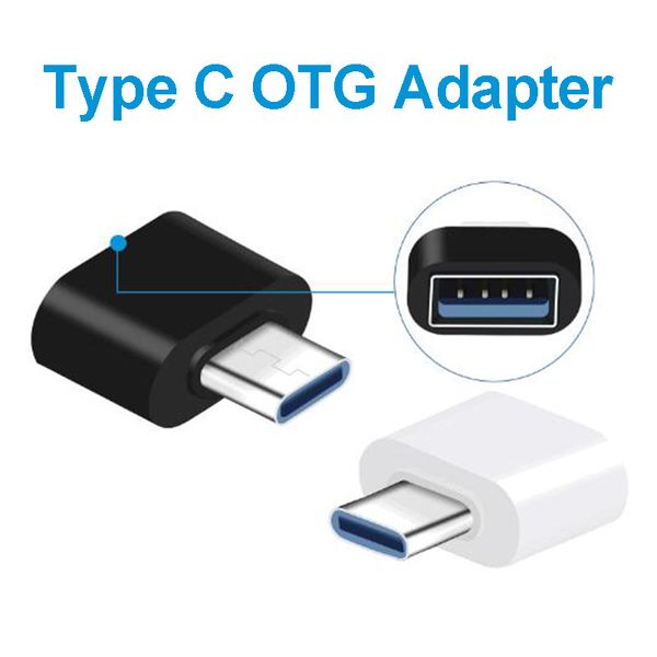 Adaptador de cable OTG USB 3.0 tipo C Convertidor de USB-C tipo C para Huawei Samsung Mouse Teclado Disco Flash Sin paquete