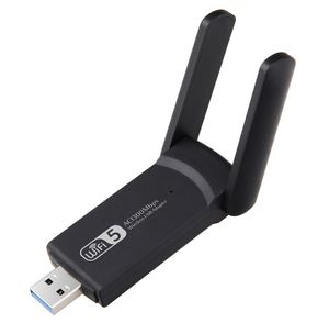 USB 3.0 WiFi Adapter 1300Mbps WiFi USB Dual Band 5G/2.4G Wireless Network Adapter for Desktop Laptop PC Dual Band WiFi Dongle Wireless Adapter