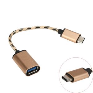 Câble adaptateur USB 3.1 type-c USB-C OTG USB3.1 mâle vers USB2.0 type-a cordon adaptateur femelle charge téléphone portable 500 pcs/lot