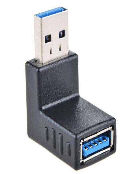 Cable de extensión USB 30 A macho a hembra, adaptador de ángulo recto de 90 grados, enchufe 8409235