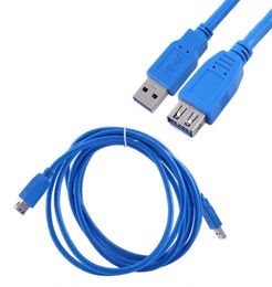 USB 30 kabel supersnelheid USB -verlengkabel mannelijk aan vrouwelijk 1m 18m 3m USB Data Sync Transfer Extender Cable6151045