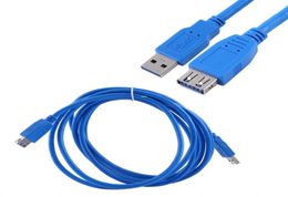 USB 30 kabel supersnelheid USB -verlengkabel mannelijk aan vrouwelijk 1m 18m 3m USB Data Sync Transfer Extender Cable3476734