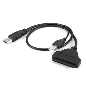 Livraison gratuite USB 30 vers SATA 22 broches Pilote de disque dur HDD Câble Adaptateur Connecteur Convertisseur Hmxhf