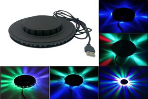 USB 48led 8W RGB Rotary Sound Control Counter Decoratie Licht Led Stage Licht Bar Disco Ball DJ Club Bar Music Light8928567