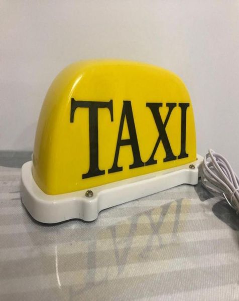 USB 5V Señal de taxi Insignias Cabopa de cabina Lámpara magnética LED LED IMPRÁFICA DE AUTO PARA CONDUCTORES5309676