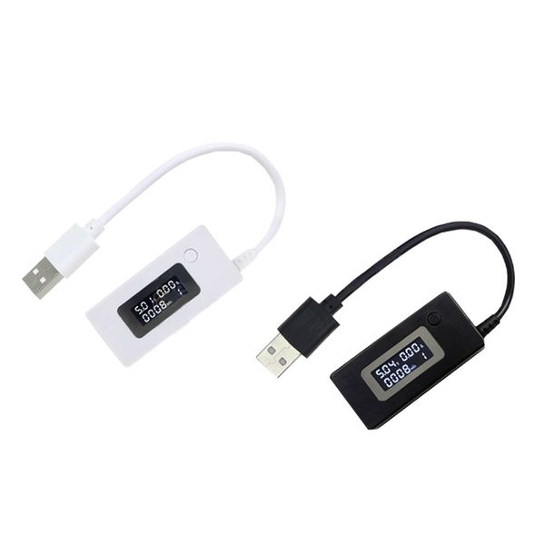 Amperímetro USB Voltímetro Probador de voltaje actual Detector Medidor de capacidad de energía de batería móvil Pantalla digital
