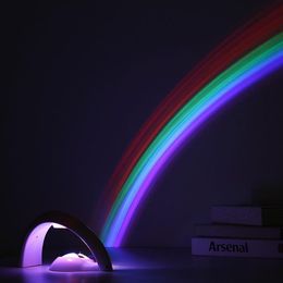 USB et 3AA Two Model Power Models Modèles de projecteur coloré Lights LED NOUVELLE RAINBOW STAR NIGHT Light Amosphère LAMPE F296I