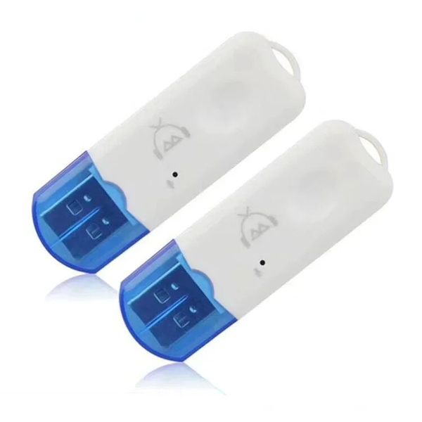 USB AUX Bluetooth Compatible Car Kit Mini Adaptateur d'émetteur de musique audio sans fil pour le haut-parleur du récepteur Android / iOS
