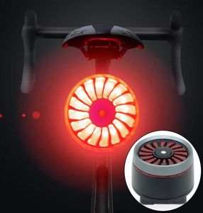 USB vélo feu arrière lanterne intelligent frein détection vélo feu arrière vtt route Cycle arrière LED moto casque Lamp1757901