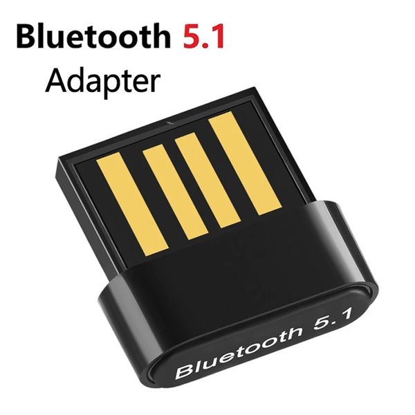 USB Bluetooth Adapter 5.1 Computer Bluetooth Zenders Dongle Driver-Gratis Audio-ontvanger voor PC Windows 7/8/8.1/10/11