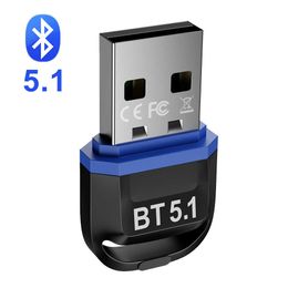 Adaptador USB Bluetooth Dongle Bluetooth 5,1 receptor Bluetooth 5 0 adaptador Mini USB BT transmisor 5,0 inalámbrico para ordenador PC