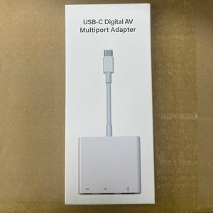 Connecteurs USB-C 3.1 Type-C vers 4K HD-Out 1080p Adaptateur multiport AV numérique USB-C OTG USB 3.0 HUB Chargeur pour Macbook 12