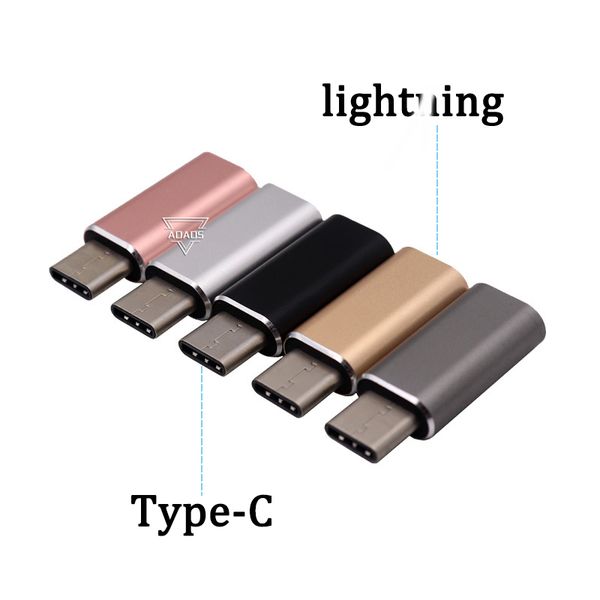 Adaptateur USB C pour Light ning Femelle vers USB Type C Adaptateur Mâle Convertisseur Type C Connecteur de Câble de Données de Charge Pour iphone Samsung Huawei