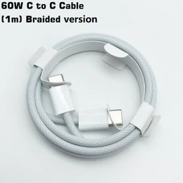 Câble USB C pour Apple iPhone 15 câble de chargeur C à C cordon de charge rapide en nylon tressé