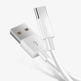 Cable USB C tipo C USB-C 1M 2M 3M 2.4A Cable de datos de carga rápida para Samsung S10 S9 Huawei P30 P20 Xiaomi Mi 9 Cables de teléfono móvil