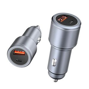 Chargeur de voiture à charge rapide USB C 36W PD QC 3.0 adaptateur de voiture à double port pour iPhone 13 12 11 Pro Max XR X 8 Samsung Huawei LG Moto