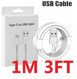 Câble de Charge USB-C 1m pour téléphones intelligents Type C à Type C 20W PD cordon de chargeur fil de Charge rapide avec boîte