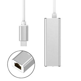 USB C LAN-adapter High Speed Type-C 3.1 Ethernet-kaart voor laptop/desktop 10/100M