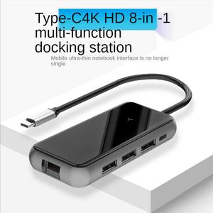 USB C LAPTOP DOCKING Station 3.0 RJ45 PD SD/TF HDMI-compatibele hub voor MacBook Pro HP Dell Surface Lenovo Dock