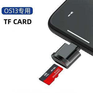 USB C TF-kaartlezer 480 Mbps 512 GB Type-C naar TF Mini Memory Card Reader voor smartphone Android /Tablets /PC /laptopsleutelhanger