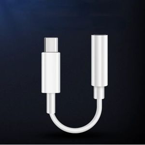 USB C tot 3,5 mm hoofdtelefoonadapter voor Xiaomi Samsung C Type 3.5 Jack -hoofdtelefoon Audio Auxiliary Cable voor Samsung Note10