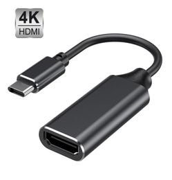 USB C à l'adaptateur HDMICOMPATIBLE 4K Type C pour MacBook Samsung S10 Huawei Xiaomi USBC Adaptateur HDMICOMPATIBLE CABLE3876267