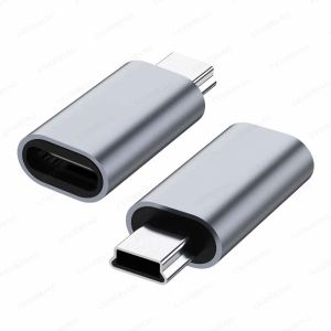 USB C à mini adaptateur USB Type C Femelle à Mini USB 2.0 Male Convert Connecteur Prise en charge Données de charge Synchronisation compatible GoPro Hero