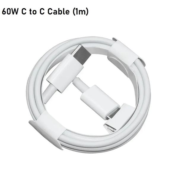 Cable USB C a USB C, cargador rápido de 60W para iPhone 15, cable de alimentación largo de carga de 3 pies