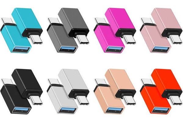 Adaptador USB C tipo C a USB 3,0, convertidor OTG, adaptadores para Samsung, Huawei, xiaomi, teléfono android, tableta, disco duro y ratón