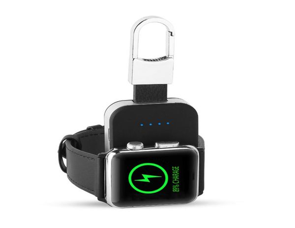 Cable USB 950 mah banco de energía para Apple Watch IWatch 38 40 41 42 44 45 mm cargador de coche de viaje portátil inalámbrico magnético portátil Fast7915373