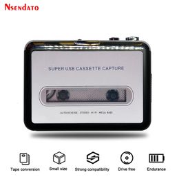 Reproductor de Radio de captura de casete USB, convertidor de cinta portátil a MP3, grabadora de Audio y música 240111