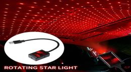 USB Plafond Light Atmosphère Décoration Ambient Light 360 Rotation Interface USB Décoration de la voiture universelle pour Car14499577