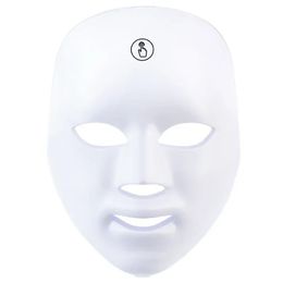 CARGA USB 7Colors LED FACAL MASK TERAPIA FOTONA REJUENTA DE LA PIEL REJUENTA ANTI ACNE MASCERA DE MÁSCARA DE CUIDADO DE LA PIEL PIEL