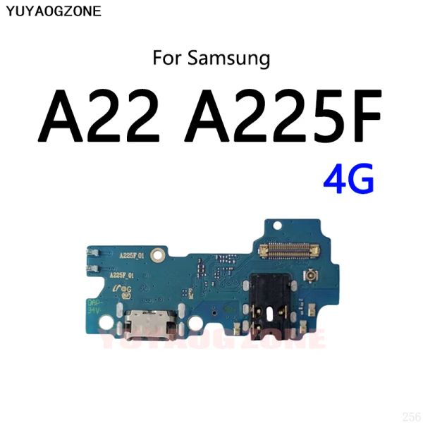 USB Charge Dock Port Socket Jack Jack Pild Connecteur Câble flexible pour Samsung Galaxy A22 4G A225F 5G A226B MODULE DE CARTEUR