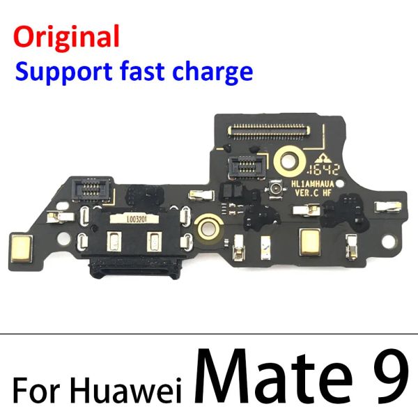 USB Charge Port Jack Dock Connector Connector Charging Board Flex Cable avec micro pour Huawei Mate 9 10 20 30 Lite Pro 20X