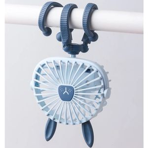 USB Beklaadbare ventilator Baby Stroller Bed Fan Mute intrekbare ventilator met clip variabele draagbare Octopus mini fan Office Desktop Fan 240403