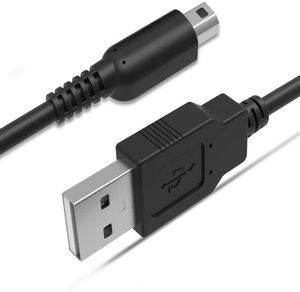 Câble de charge du chargeur USB pour Nintendo Nouveau 3DSXL NOUVEAU 2DSXL 3DSXL 3DS 2DS DSI DSIXL DSILL CORDE DE CORDE DE CORDE CABILE 12M BLACK2192184