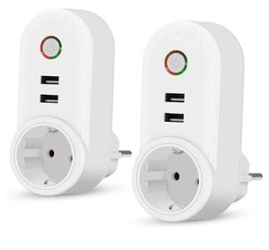 USB Lader Socket Wifi Smart Plug Draadloos Stopcontact Afstandsbediening Timer eWelink Alexa Google Homea24a506363117