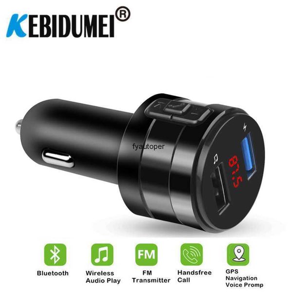 Chargeur USB Transmetteur FM Bluetooth 4.2 Lecteur MP3 de voiture 3.1A Double ports USB Chargeur de voiture Kit modulateur mains libres Adaptateur allume-cigare