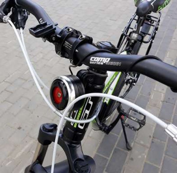 Klaxon électrique de cloche de vélo de chargement USB avec alarme son fort anneau de klaxon vtt guidon de vélo de route alarme antivol de sécurité de cyclisme