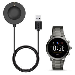 USB -oplaadkabeladapter voor fossiele gen 6/5e/4 explorist/venture/sloan 5 lte de Carlyle/Julianna HR Sport Smart Watch Charger