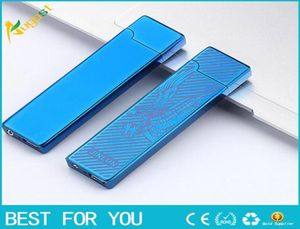 USB Charge UltraHin Lighters Lighters Double Arc Pulse Arc Creative USB Electronic Cigarette Lighter7087675