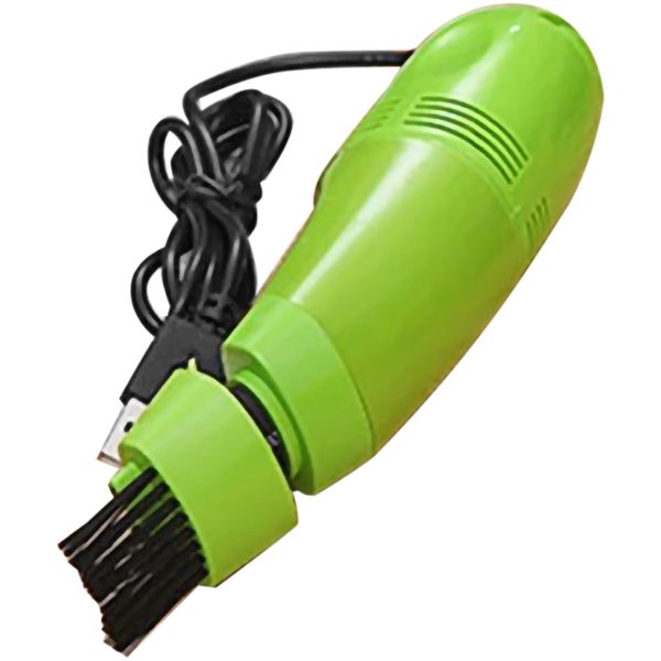 USB-computertoetsenbordstofzuiger Mini Desktop Stofveger Collector Handheld Tafelschoonmaakgereedschap Groen